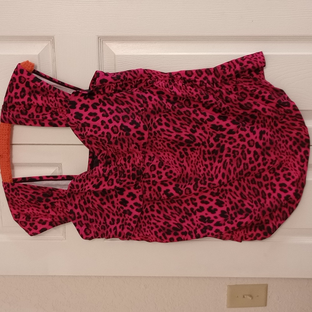 Pink Leopard Print Women's Swimsuit